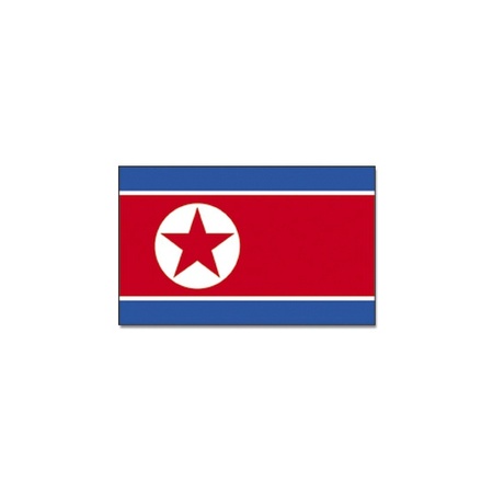 Vlag Noord Korea 90 x 150 cm feestartikelen