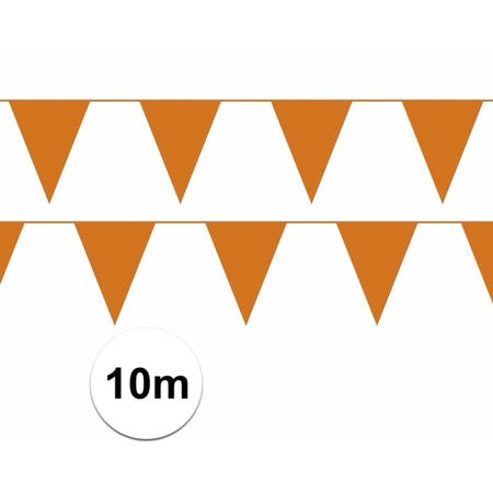 Oranje slingers 10 meter