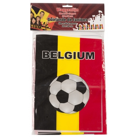 WK vlaggenlijn Belgie 10 meter