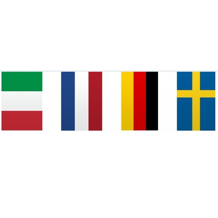 Europese landen slinger 10 meter
