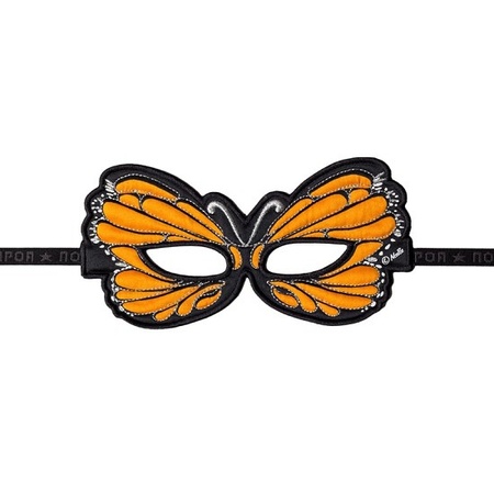 Vlinder oogmasker oranje