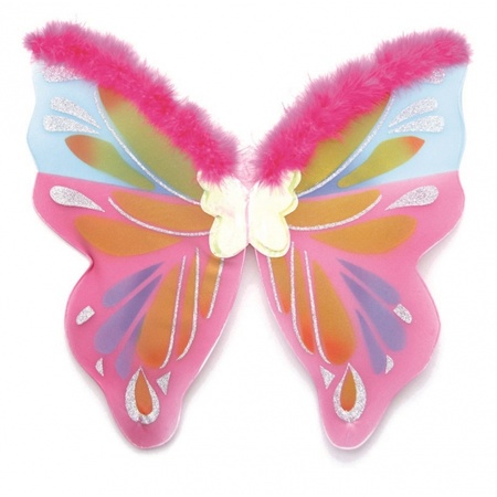 Gekleurde vlinders vleugels