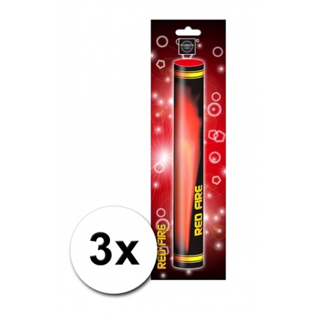 Discount red torches 3 pieces