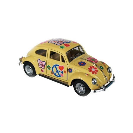 VW Beetle model car yellow