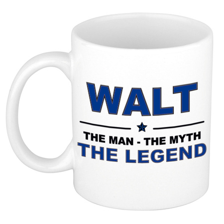 Walt The man, The myth the legend collega kado mokken/bekers 300 ml