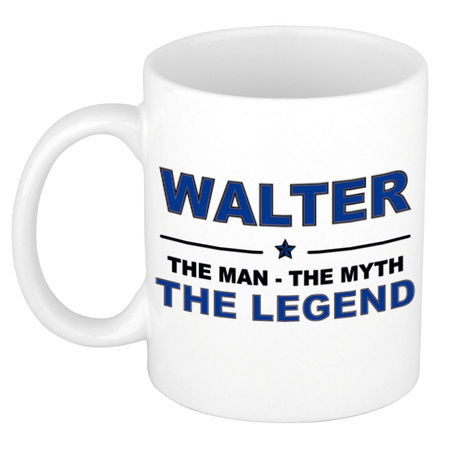 Walter The man, The myth the legend collega kado mokken/bekers 300 ml
