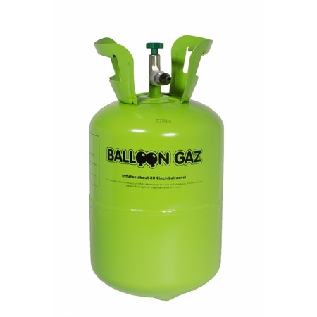 Disposable helium tank for 30 balloons