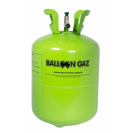Disposable helium tank for 50 balloons