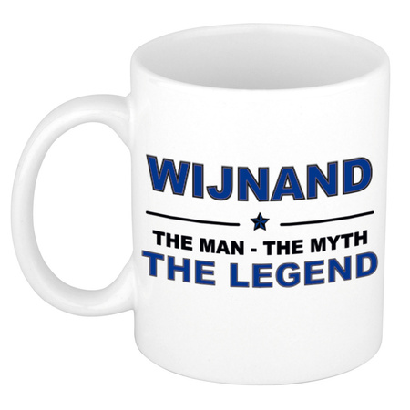 Wijnand The man, The myth the legend collega kado mokken/bekers 300 ml