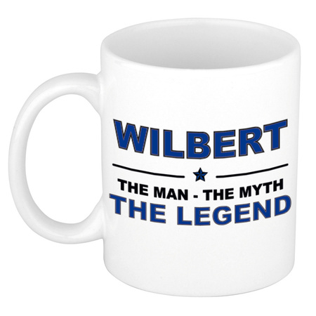 Wilbert The man, The myth the legend collega kado mokken/bekers 300 ml