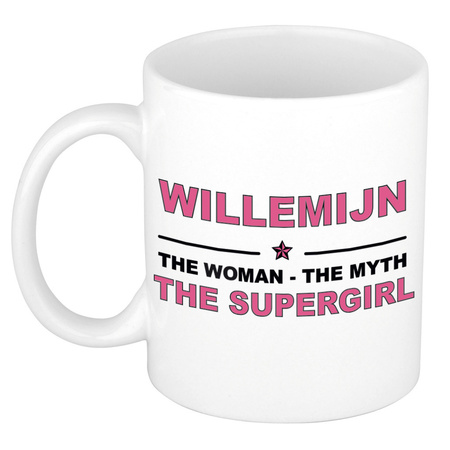 Willemijn The woman, The myth the supergirl collega kado mokken/bekers 300 ml