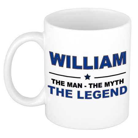 William The man, The myth the legend collega kado mokken/bekers 300 ml