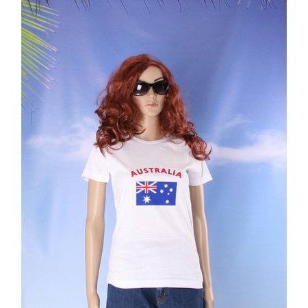 T-shirt met vlag Australie print voor dames