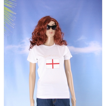 T-shirt met vlag Engelse print voor dames