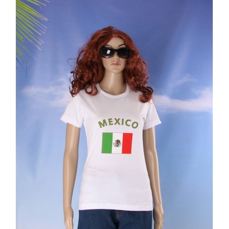 T-shirt flag Mexico for ladies