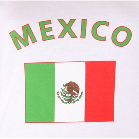 T-shirt met vlag Mexico print voor dames