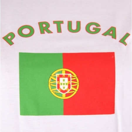 T-shirt flag Portugal ladies