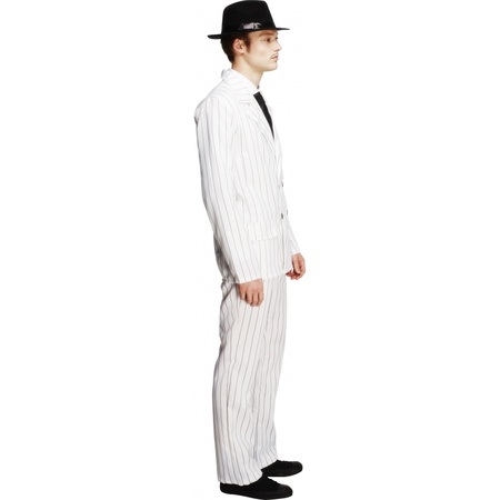 Witte gangster outfits voor mannen