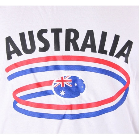 Shirts met vlaggen thema Australia