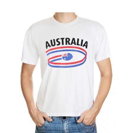 Shirts met vlaggen thema Australia