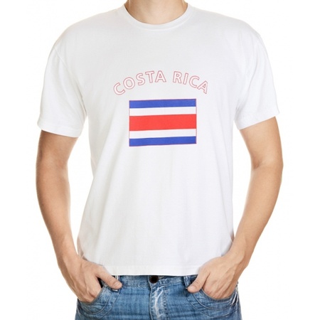 T-shirt with flag Costa Rica