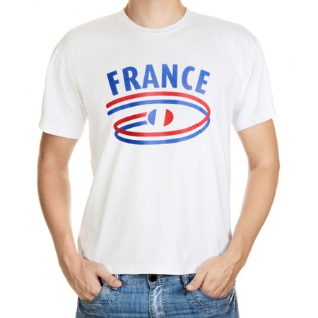 Shirts met vlaggen thema Frankrijk