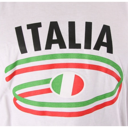 Shirts met vlaggen thema Italia heren