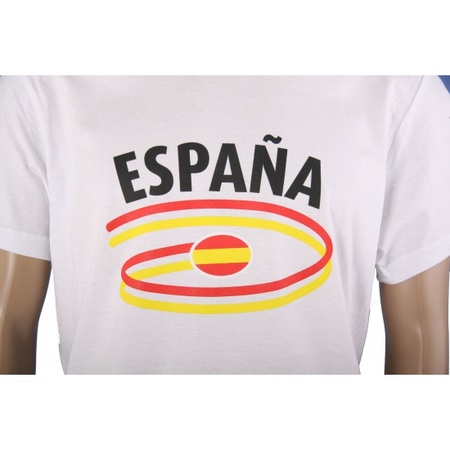Shirts met vlaggen thema Spanje heren