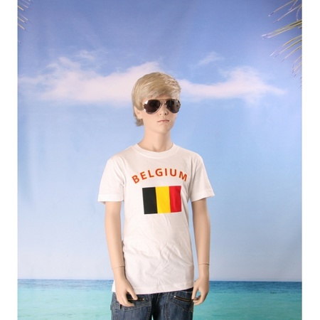 Kids t-shirt flag Belgium