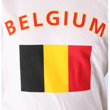 Kinder shirts met vlag van Belgie