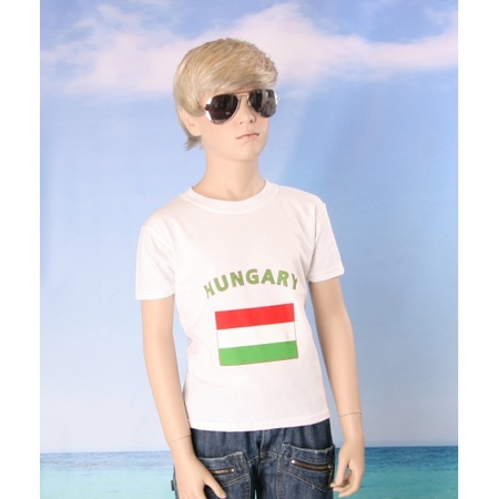 Kinder shirts met vlag van Hongarije