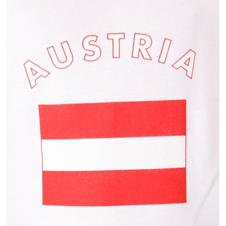 Kinder shirts met vlag van Oostenrijk