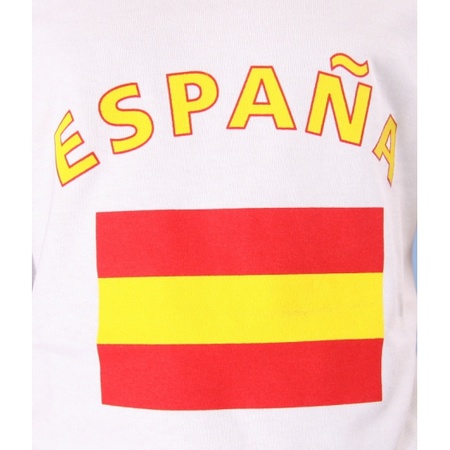 Kinder shirts met vlag van Spanje