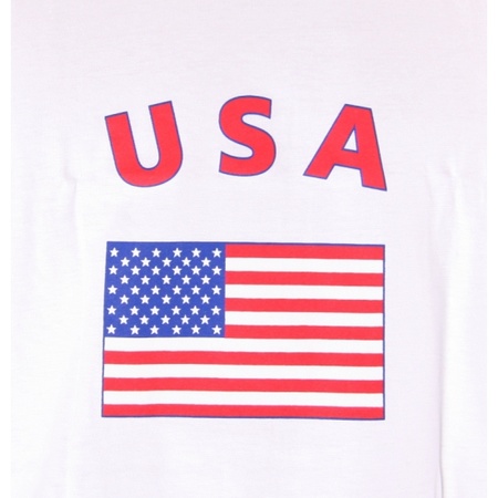 T-shirts met vlag Amerikaanse print