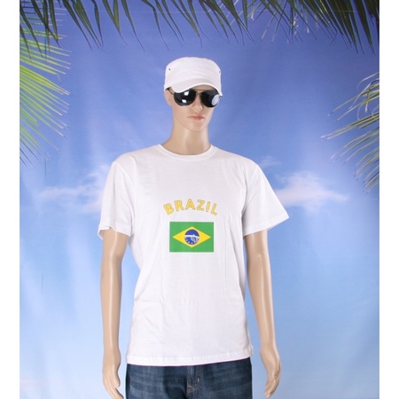 Shirts met vlag van Brazilie