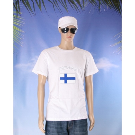 T-shirts met vlag Finland