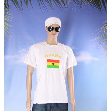 T-shirt with the flag of Ghana