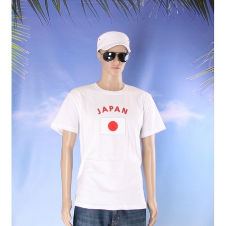 T-shirts met vlag Japan