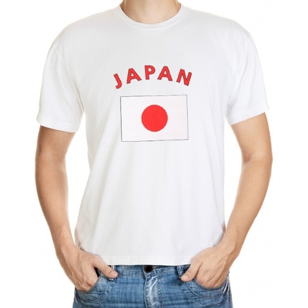 T-shirts met vlag Japan