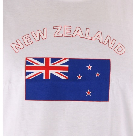 T-shirts met vlag Nieuw Zeeland