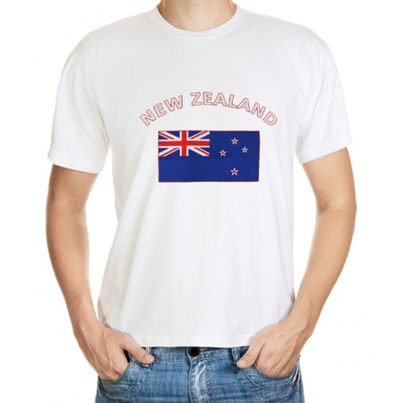 T-shirt with the flag of New Zealand