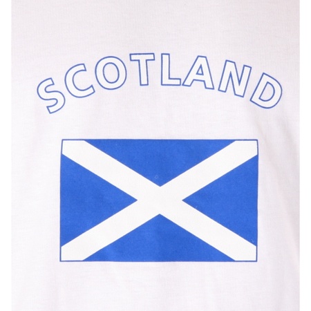 T-shirts met vlag Schotland