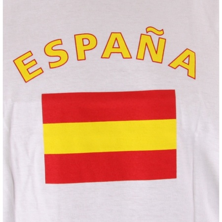 Shirts met vlag van Spanje
