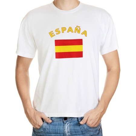 Shirts met vlag van Spanje