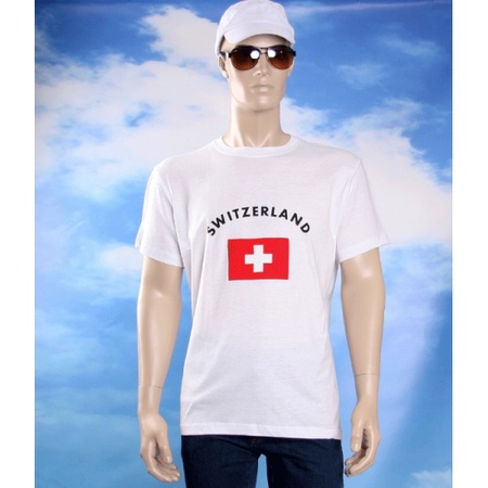 T-shirt with the flag of Switzerland