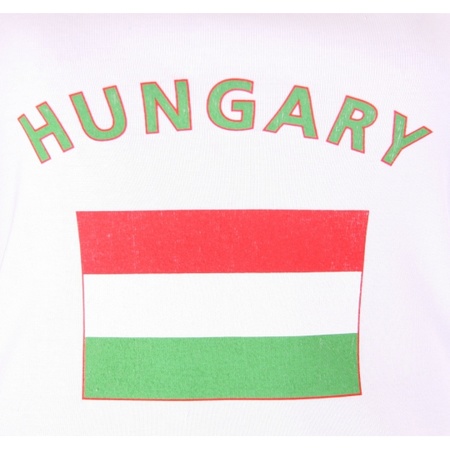 Mouwloos shirt met vlag Hongarije print voor dames