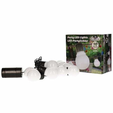 White party lights 10 bulbs