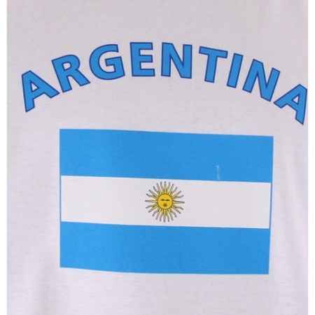 Tanktop met vlag Argentinie print