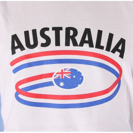 Top met vlaggen thema Australia heren