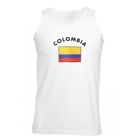 Tanktop met vlag Colombia print